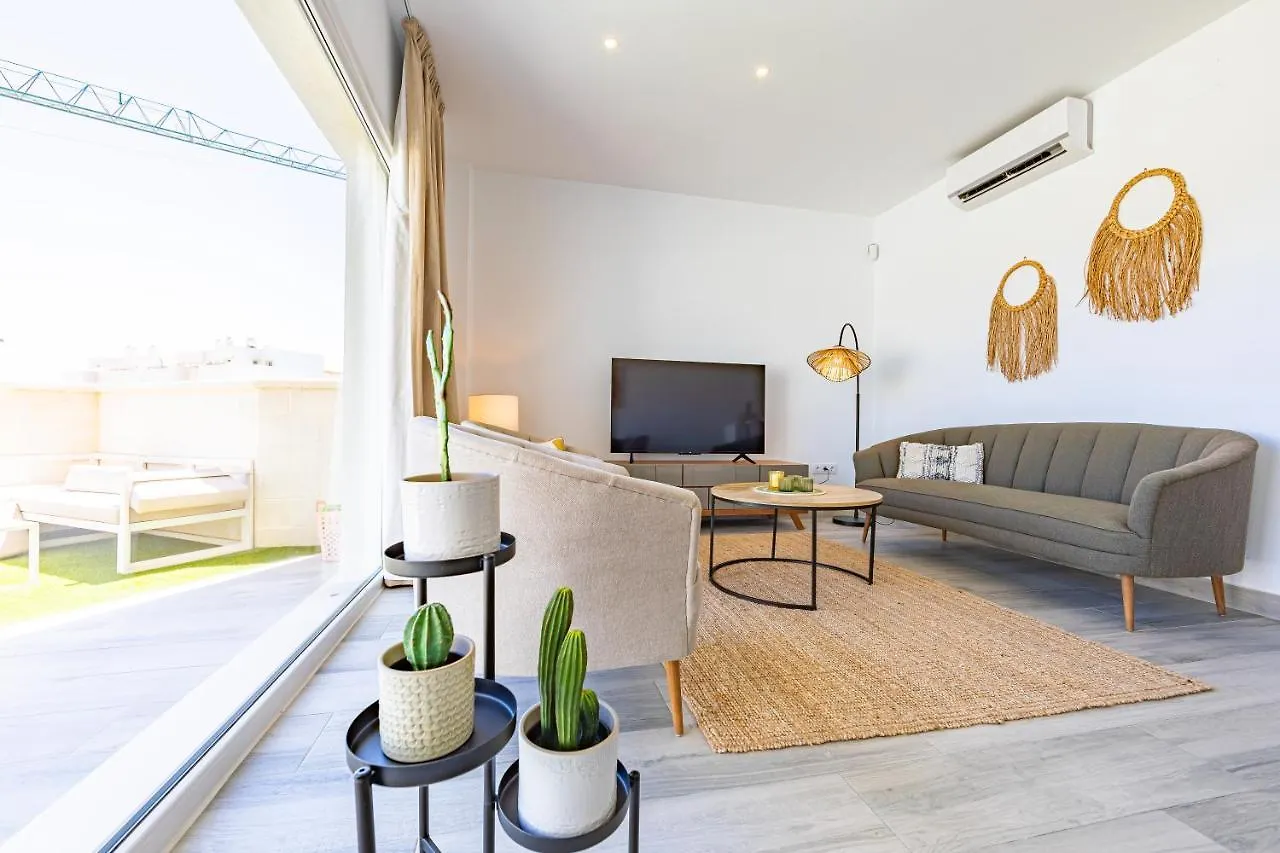 Large Terrace, Swimming Pool, Private Garage And Fiber Apartment Tarifa